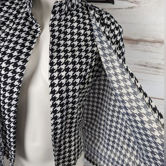 Shein Houndstooth Cape Sz Small - Picture 2 of 4